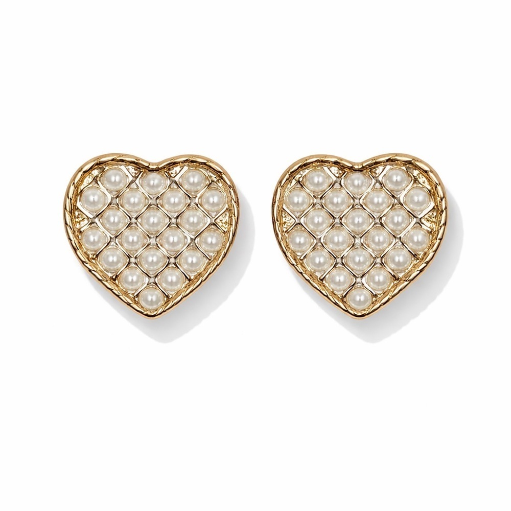 ⚜️ Minimalist Gold Heart Earrings